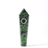 Epidote Crystal Pipe